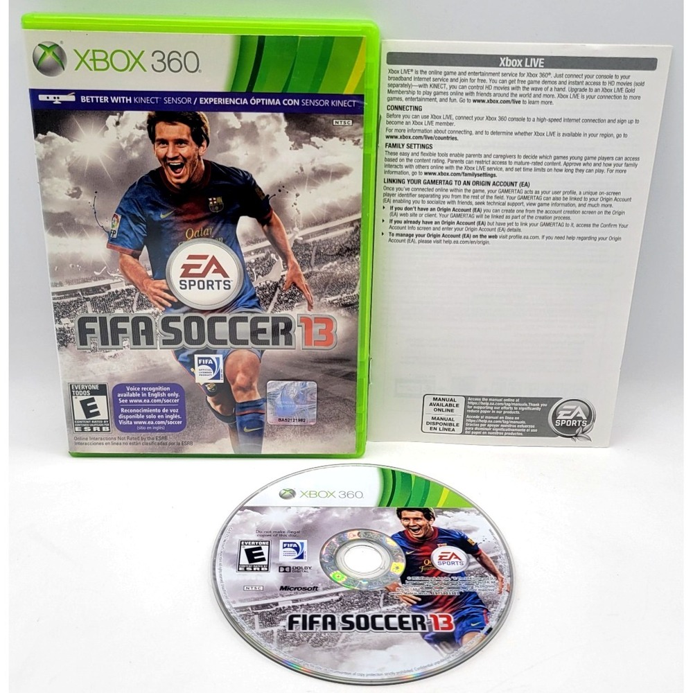 Fifa Soccer 13 - Microsoft Xbox 360 CIB COMPLETE IN BOX